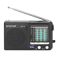 Портативное карманное радио 9 FM/MW/Sw1-7 (TV2-5CH), Heritage Old Wave, цвет черный