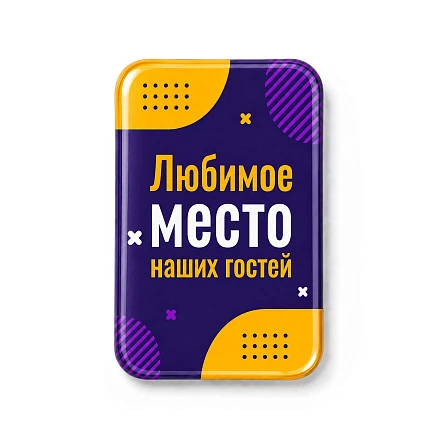 Смоляной стикер вертикальный на дверь M, 9,3х13,7 см