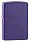 Зажигалка ZIPPO Classic с покрытием Purple Matte, латунь/сталь, фиолетовая, матовая, 38x13x57 мм_ФИОЛЕТОВЫЙ
