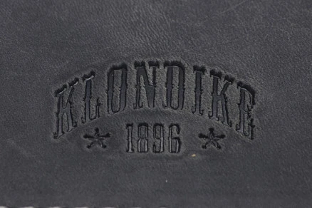 Бумажник KLONDIKE Yukon, с зажимом для денег, натуральная кожа в черном