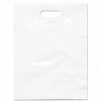 Пакет ПВД 20*30+3, 80 мкм, белый, pantone White