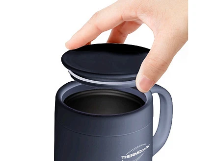 Термокружка из нерж. стали тм THERMOcafe TCCM-460SY (OGY) 0,46L
