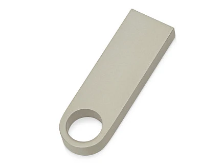 USB 2.0-флешка на 8 Гб с мини чипом и круглым отверстием, серебристый