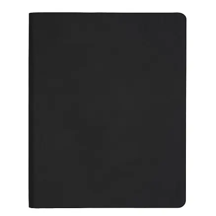 Еженедельник Flexy Latte Soft Touch Black Edition Color A4, черный с красным, датированный на 2026 г, в гибкой обложке
