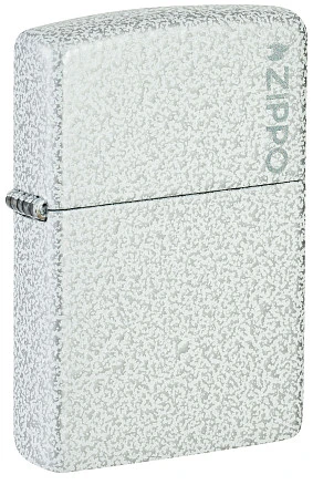 Зажигалка ZIPPO Classic с покрытием Glacier, латунь/сталь, белая, матовая, 38x13x57 мм