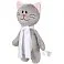 Мягкая игрушка Beastie Toys, котик с белым шарфом small_img_2