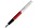 Перьевая ручка Embleme RED CT перо тонко (F) в подарочной коробке_красный, серебристый, черный