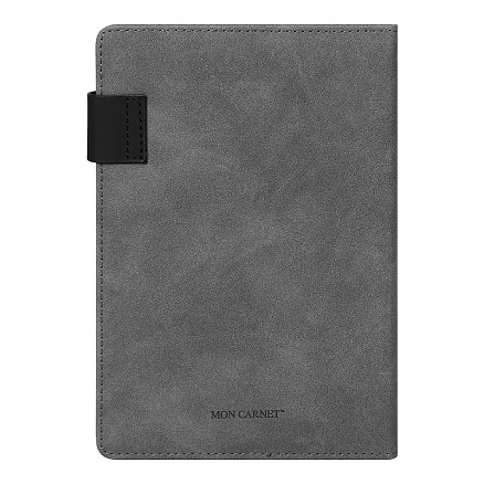 Ежедневник Smart New York Suede А5, серый, недатированный, в твердой обложке с поролоном, в подарочной коробке
