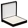 Коробка подарочная, размер 18*18*2 см, Solution Superior Linen, черная,  бежевый ложемент под ручку и прямоугольный предмет small_img_5