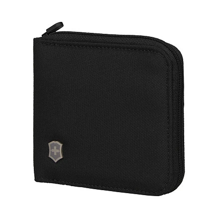 Бумажник VICTORINOX TA 5.0 Zip-Around Wallet с RFID защитой, чёрный, нейлон, 11x1x10 см
