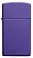 Зажигалка ZIPPO Slim® с покрытием Purple Matte, латунь/сталь, фиолетовая, матовая, 29x10x60 мм small_img_2