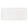 Шеврон Rectangle Cowhide размер 60*30 мм, белый, со скругленными углами small_img_1
