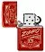 Зажигалка ZIPPO Classic с покрытием Metallic Red, латунь/сталь, красная, 38x13x57 мм small_img_3
