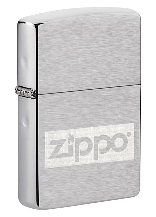 Подарочный набор ZIPPO: фляжка 89 мл и зажигалка, латунь/сталь, серебристый, в коробке с подвесом