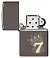 Зажигалка ZIPPO Lucky 7 Design с покрытием Black Ice®, латунь/сталь, черная, 38x13x57 мм small_img_4