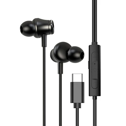 Стереогарнитура Stereo Aura ANC, USB-C, черный, Deppa