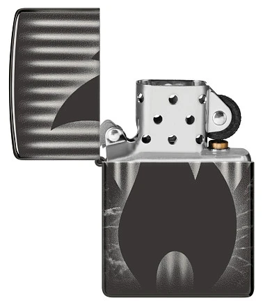 Зажигалка ZIPPO Classic с покрытием High Polish Black, латунь/сталь, черная, глянцевая, 38x13x57 мм