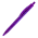 Ручка шариковая IGLA SOFT, пластиковая, софт-тач, фиолетовая_фиолетовый