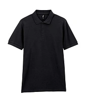 Футболка поло PREMIUM COTTON ADULT DOUBLE PIQUE, ЧЕРНЫЙ S