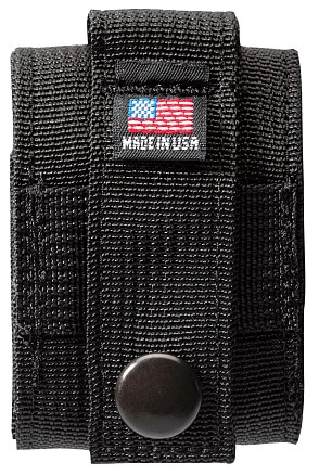 Чехол ZIPPO для широкой зажигалки,нейлон,с нейлоновым фиксатором на ремень, черный
