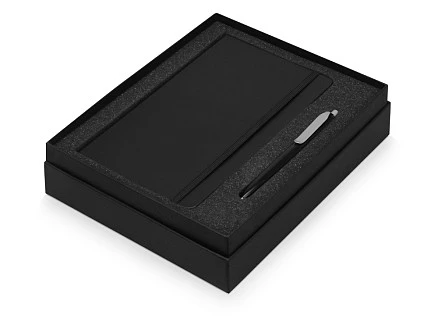 Подарочный набор Moleskine Picasso с блокнотом А5 и ручкой, черный