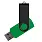 Флеш накопитель USB 2.0 Twister Сolor Mix 16GB, пластик Софт Тач/металл, зеленый/черный_ЗЕЛЕНЫЙ 13
