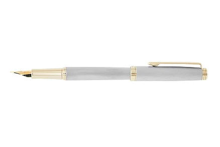 Ручка перьевая Pierre Cardin SHINE, серебристый. Упаковка B