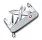 Нож перочинный VICTORINOX Pioneer X, 93 мм, 9 функций, алюминиевая рукоять, серебристый_СЕРЕБРИСТЫЙ