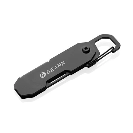 Мультитул GearX с карабином и открывалкой для посылок