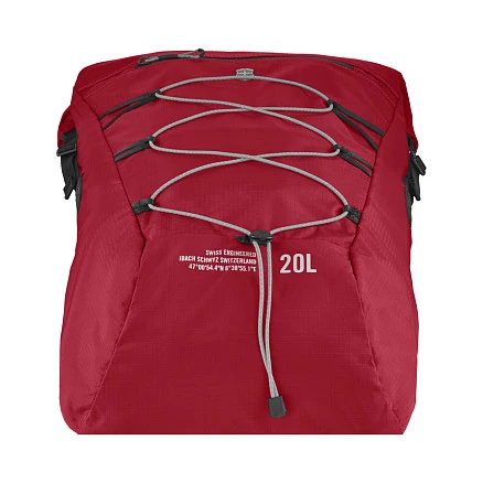 Рюкзак VICTORINOX Altmont Active L.W. Rolltop Backpack, красный, 100% нейлон, 30x19x46 см, 20 л