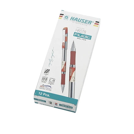 Шариковая ручка Hauser Fluidic, пластик,