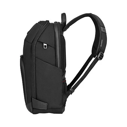 Рюкзак VICTORINOX Architecture Urban2 Deluxe Backpack 15”, черный, полиэстер/кожа, 31x23x46 см, 23 л