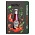 Ежедневник Flexy Viva Latte Daphne Color Print Sample Heinz A5, серый/зеленый, недатированный, в гибкой обложке_зеленый-1
