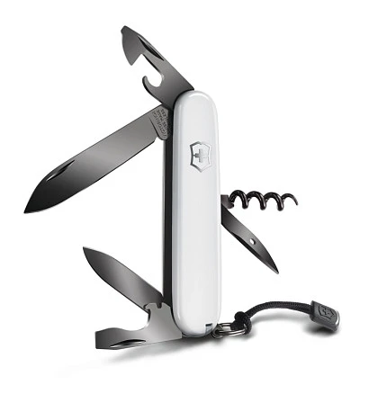 Нож перочинный VICTORINOX Spartan PS, 91 мм, 13 функций, белый, со шнурком в комплекте
