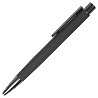 Ручка шариковая, Lotte Soft Touch Gun Metall Requis, черная