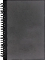 Ежедневник Notera Maxi, недатированный, серый