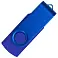 Флеш накопитель USB 2.0 Twister Assembly 16GB, пластик Софт Тач/металл, синий/синий small_img_2
