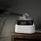 Светодиодный USB увлажнитель-ароматизатор Brava с часами с подсветкой, белый small_img_3