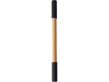 Вечный карандаш и ручка из бамбука Black bamboo, натуральный и черный