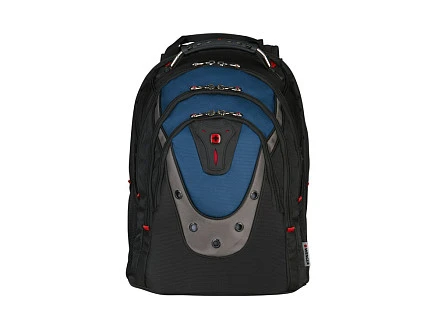 Рюкзак Ibex WENGER 17, черный/синий, полиэстер/ПВХ, 37 x 26 x 47 см, 23 л