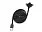 USB-переходник XOOPAR W CABLE 3 в 1_ЧЕРНЫЙ
