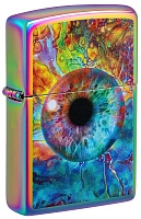 Зажигалка ZIPPO Spacey Eye с покрытием Multi Color, латунь/сталь, разно