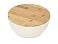 Салатник Bowl с бамбуковой крышкой, бежевый small_img_1
