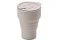 Силиконовый складной стакан GoCup, бежевый small_img_1