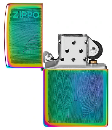 Зажигалка ZIPPO Classic с покрытием Multi Color, латунь/сталь, разно