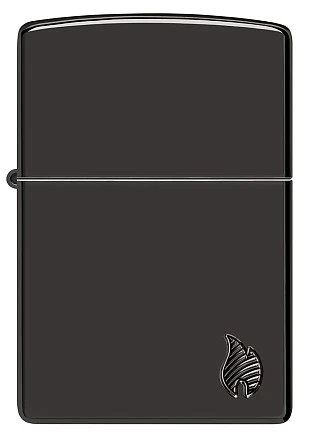 Зажигалка ZIPPO Armor® Flame c покрытием High Polish Black, латунь/сталь, черная, 38x13x57 мм