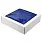 Плед мягкий флисовый Super Soft  Comfort, 125*150 см,синий 654С, в подарочной белой крафтовой коробке с окошком_СИНИЙ 654