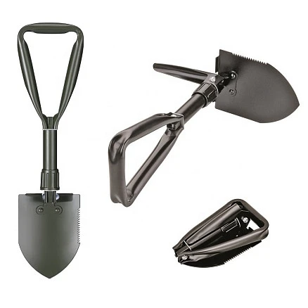 Лопата складная Multi Shovel Pro, чёрная