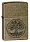 Зажигалка ZIPPO Classic с покрытием Antique Brass™, латунь/сталь, медная, матовая, 38x13x57 мм_ЗОЛОТИСТЫЙ