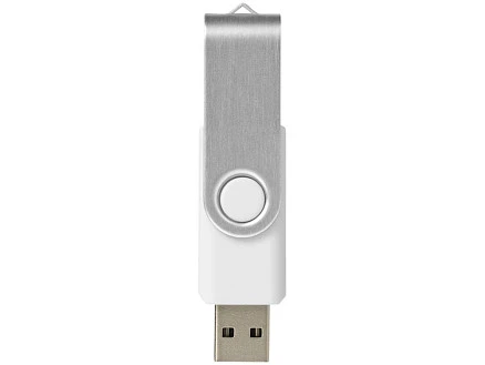 USB-флешка на 16 Гб Rotate Basic, белый